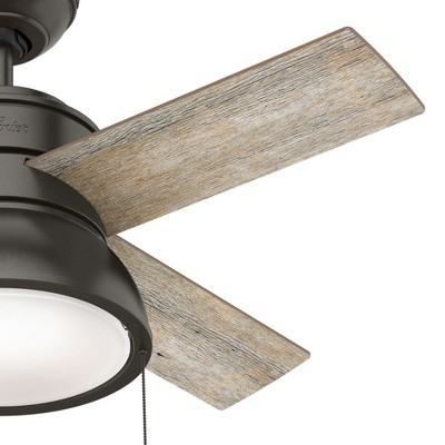 Loki Noble Bronze 36" Ceiling Fan with LED Light and Reversible Blades