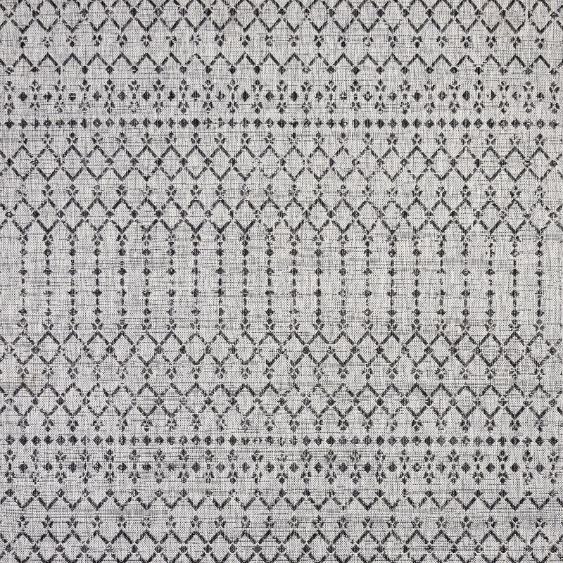 Ourika Moroccan Geometric Textured Weave Indoor/Outdoor Area Rug - JONATHAN Y, 2 of 10