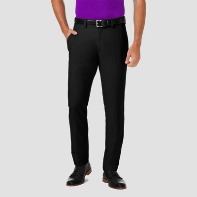 Haggar Men's Cool 18 PRO Slim Fit Flat 