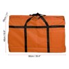 Unique Bargains Foldable Storage Bags with Zipper for Bedding 2 Pcs Orange - 2 of 4