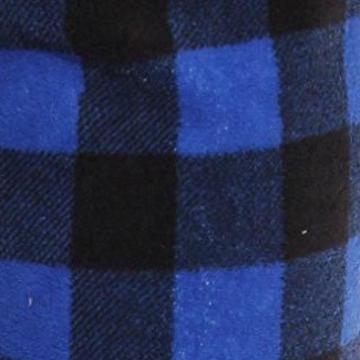 buffalo plaid royal / black