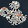 Men's - Disney - Mickey Pattern Silhouette Long Sleeve Graphic T-Shirt - 2 of 4