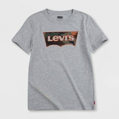 Levi's® Boys' Batwing Logo Short Sleeve T-Shirt - Heather Gray