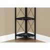 TOAOTBNBO 4 Tier Fan-shaped Storage Bookcase, Space-saving Tall Booksgelves with Metal Legs Office Narrow Display Book Shelf - 4 of 4