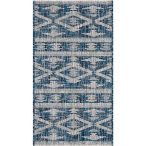 Courtyard CY8863 UV & Stain Resistant Non-Shedding Power Loomed Indoor/Outdoor Rugs - Safavieh - 1 of 4