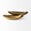 HomeRoots Set of Two Gold Metal Decorative Bowl - 4 of 4