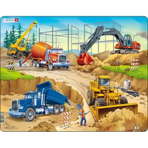 Springbok Larsen Construction Kids' Jigsaw Puzzle - 30pc - 1 of 3
