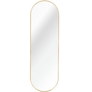 NicBex Classic Full Length Mirror, 63"x20", Pill Shaped Wall Mounted Full Body Mirrors for Bedroom Living Room Entryway - 1 of 4
