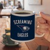 Southern Indiana Screaming Eagles Logo Ceramic Coffee Mug Novelty Gift Mugs for Coffee Tea and Hot Drinks 11oz White - 4 of 4
