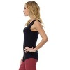 Rekucci Women's Soft Jersey Knit Sleeveless Tank Top – Casual & Versatile Everyday Wear - 2 of 3