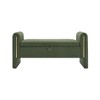 NicBex Modern 52.3" Storage Bench Wood Accent Stools with Armrests for Bedroom and Entryway - 3 of 4