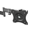 Triple Monitor Desk Mount TV Stand for TVs up to 27": VESA Compatible, Swivel & Tilt - Rocelco - 3 of 4