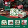 Hachikiko Disposable Luncheon Napkins, 3 PLY, 50 Count - Perfect for Merry Christmas, Holly Jolly Christmas, Winter Holiday Parties - 4 of 4