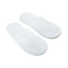 Unique Bargains Striped Coral Fleece Disposable Slippers 1 Pair - 2 of 4