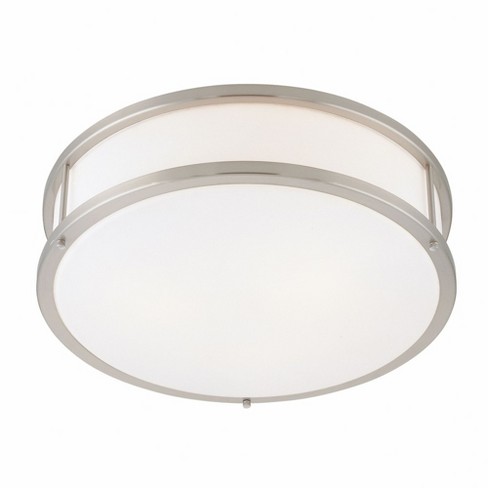 Access Lighting Conga 1 - Light Flush Mount in  Brushed Steel - image 1 of 1