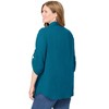 Woman Within Plus Size Pintucked Button Down Gauze Shirt - 3 of 4