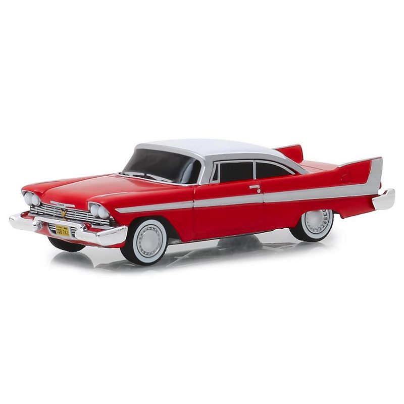 1958 Plymouth Fury Red with White Top "Evil Version" "Christine" (1983) Movie 1/64 Diecast Model Car by Greenlight, 2 of 4