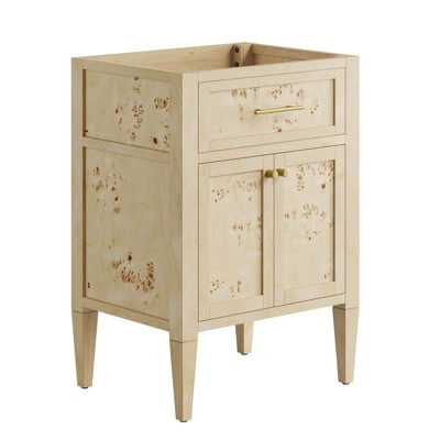 Modway Elysian 24 Inch Wood Bathroom Vanity Cabinet (Sink Basin Not Included)