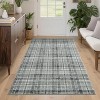 Plaid Rug Area Rug for Bedroom Living Room Modern Classroom Area Rug Neutral Soft Rugs for Nursery Stain Resistant Dining Room Rugs - 3 of 4