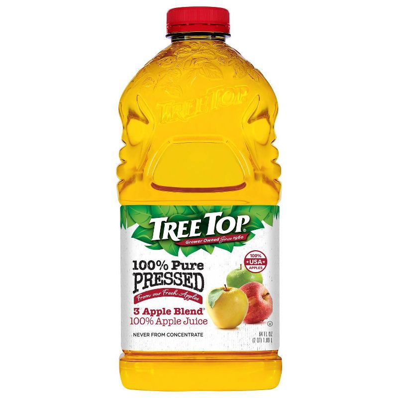 Tree Top 100% Three Apple Blend - 64 fl oz Bottle, 1 of 6
