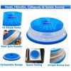 5 Star Super Deals 2 Microwave Splatter Guard Cover - Collapsible Lid for Food Protection and Easy Storage BPA-Free, Dishwasher Safe, Heat-Resistant - 2 of 4