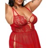 Adore Me Women's Rae Babydoll Lingerie - 2 of 4