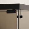 NicBex 4 Shelves File Cabinet with Double Door Glass Cabinet,Office Cabinet with Spacious Tier-Shelving Design,Filing Cabinet for Home Office - 4 of 4