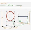 3 Piece Dog Agility Training Set with Adjustable Hurdles and Carry Bag,Outdoor Dog Obstacle Course for Exercise - LAOTIES - 3 of 4