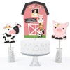 Big Dot of Happiness Girl Farm Animals - Pink Barnyard Baby Shower or Birthday Party Centerpiece Sticks - Table Toppers - Set of 15 - 3 of 4