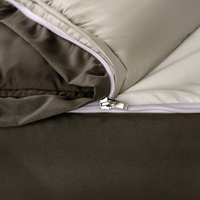 Twin Black Metal Frame Upholstered Platform Bed with Microfiber