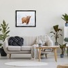 Stupell Industries Highland Cow in Snow Black Framed Floater Canvas Wall Art - 2 of 4