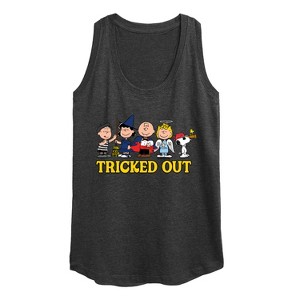 Women's - Peanuts - Tricked Out Graphic Racerback Tank - 1 of 4