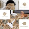 Acekool Area Rugs: Washable Non-Slip Boho Vintage Carpet, Soft Low Pile Foldable Stain Resistant Rugs for Living Room, Bedroom, Home, Dining Room - 3 of 4