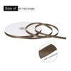 Unique Bargains Polyester Soft Decorative Cake Box Gift Wrapping Ribbon 1/4" x 50 Yard Brown - 2 of 4