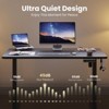FURNIinspire Desks, Standing Desk Adjustable Height Sit Stand Home Office Desk, Black, 4.59"*1.97"*3.90" - 4 of 4
