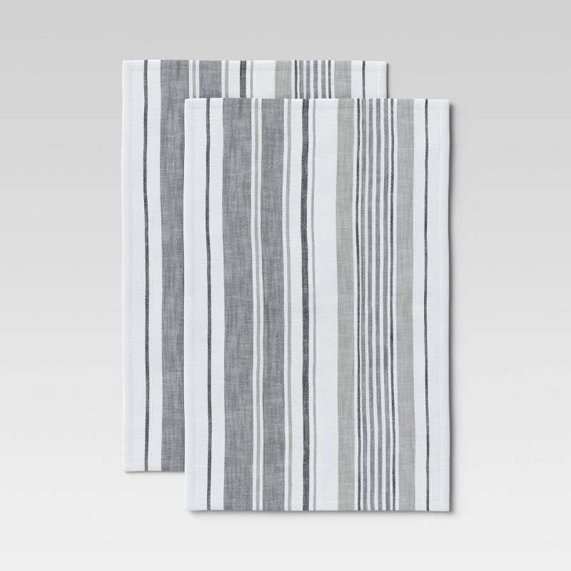2pk Cotton Plain Woven Kitchen Towels - Threshold™, 1 of 8