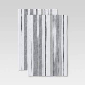 2pk Cotton Plain Woven Kitchen Towels - Threshold™