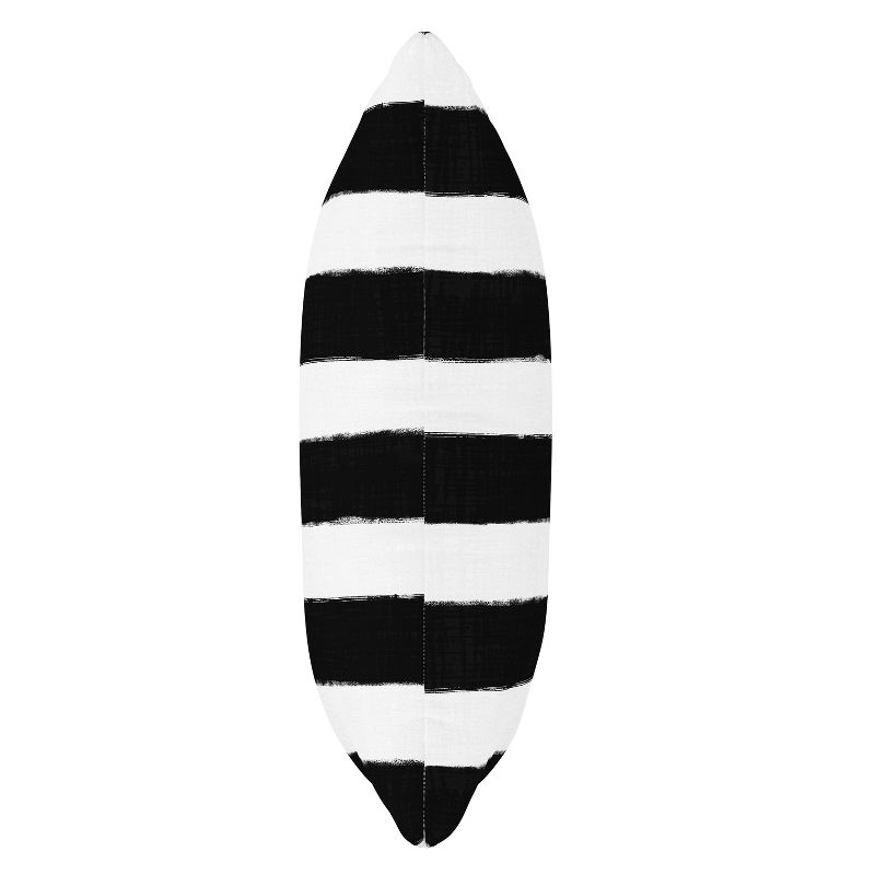 Black/White Stripe Throw Pillow - Skyline Furniture, 3 of 6