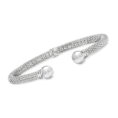 Ross-Simons Sterling Silver Ball Cuff Bracelet