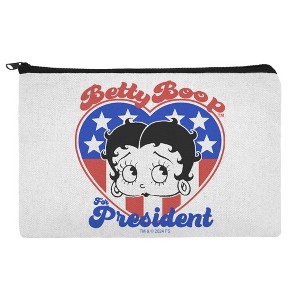 Betty Boop Betty In Heart Makeup Cosmetic Bag Organizer Pouch - 1 of 4
