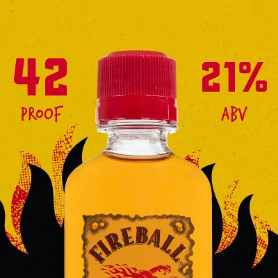 Fireball Low-Proof Cinnamon Whiskey - 10pk/50ml Bottles