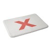Deny Designs April Lane Art Block Monogram Memory Foam Bath Mat - 2 of 4