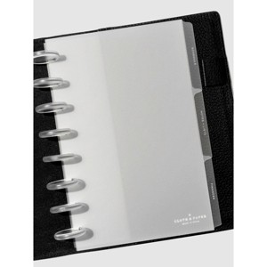 The Essentials Side Tab Planner Dividers | Low Profile | Matte | Cloth & Paper - 1 of 4