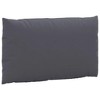 vidaXL Outdoor Pallet Cushions - 3 Piece Set - Anthracite Color, Oxford Fabric Material, Hollow and Foam Fiber Filled - 4 of 4