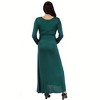 Maternity Long Sleeve Maxi Dress - 24seven Comfort Apparel™ - 3 of 4