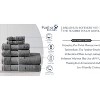 Delara Organic Cotton Luxuriously Plush Bath Towel Set, GOTS & Oeko-TEX Certified, Soft, Quick Dry & Ultra-Absorbent - 4 of 4