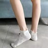 Anna-Kaci Women's 3-Pack Heart Knit Ankle Socks with Ruffle Trim and Soft Stretchy Fabric - 2 of 4