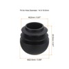 Unique Bargains Round Non-Slip Noise Reduction Non-Marking Furniture Leg Plastic Plugs - 2 of 4