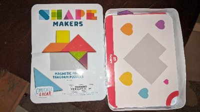 Chuckle & Roar Shape Makers Magnetic Foam Tangrams Game : Target