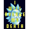 Men's Rick And Morty Hologram Rick I Will Avenge My Death T-Shirt - 2 of 4